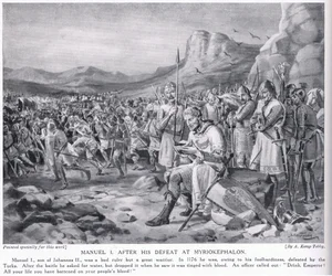 Manuel I, after his defeat at Myriokephalon AD 1176